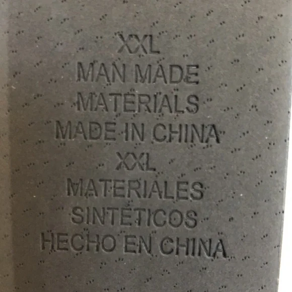 Black Gold Wide Band Vegan Leather Belt size XXL - Picture 12 of 12